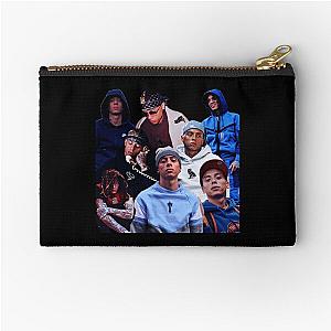 Central cee uk rapper collage  design 2021      Zipper Pouch