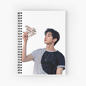 Cute cha eun woo design Spiral Notebook