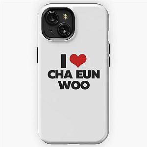 I Love Cha Eun woo	 iPhone Tough Case