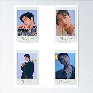 Cha Eun woo Sticker Set  T Shirt Poster