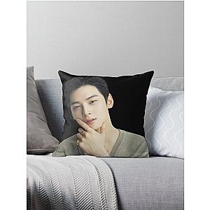 Cha Eun Woo - V22 Throw Pillow