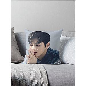 Cha Eun Woo - V19 Throw Pillow