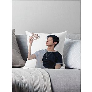 Cute cha eun woo design Throw Pillow