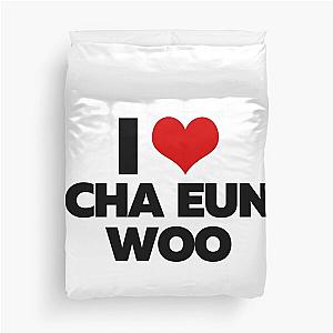 I Love Cha Eun woo	 Duvet Cover