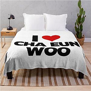 I Love Cha Eun woo	 Throw Blanket