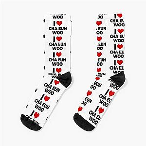 I Love Cha Eun woo	 Socks