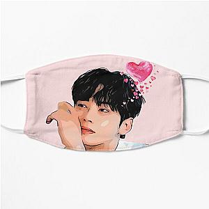 Cha Eun Woo is Dreaming About You! - Cute Photo Print Flat Mask