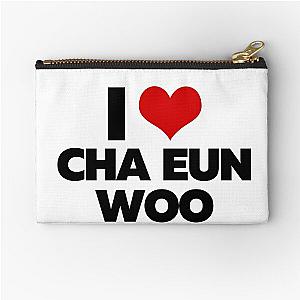 I Love Cha Eun woo	 Zipper Pouch