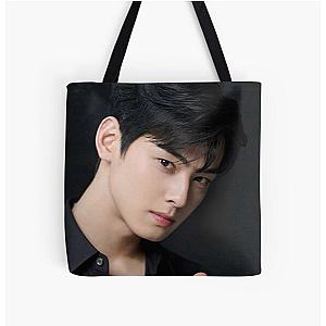 Cha Eun Woo - V10 All Over Print Tote Bag