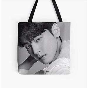 Cha Eun Woo - V7 All Over Print Tote Bag