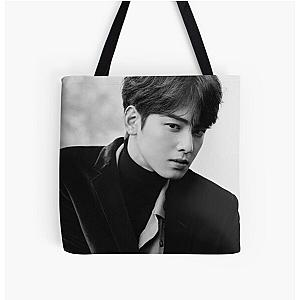 Cha Eun Woo - V12 All Over Print Tote Bag