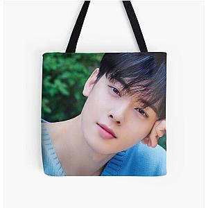 Cha Eun Woo - V3 All Over Print Tote Bag