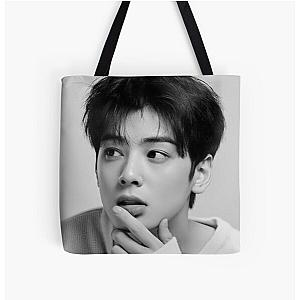 Cha Eun Woo - V4 All Over Print Tote Bag