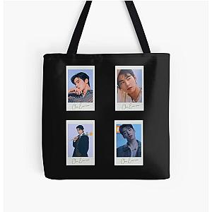 Cha Eun woo Sticker Set  T Shirt All Over Print Tote Bag