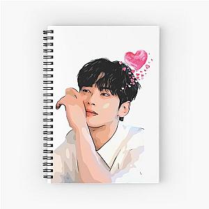 Cha Eun Woo is Dreaming About You! - Cute Photo Print Spiral Notebook