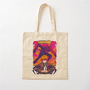 Chainsaw Anime Cotton Tote Bag