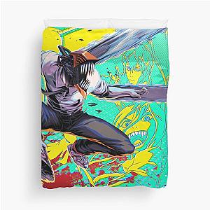 Anime About Boy with Chainsaw Duvet Cover