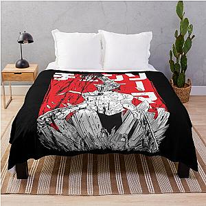 Chainsaw warriors Throw Blanket