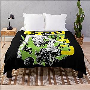 Chainsaw warrior  Throw Blanket