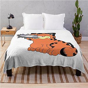 Garchita the Chainsaw Devil Throw Blanket