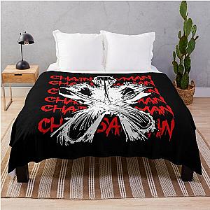 Denji chainsawman art  Throw Blanket