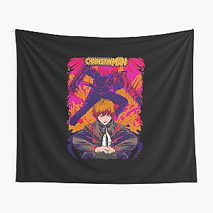 Chainsaw Anime Tapestry