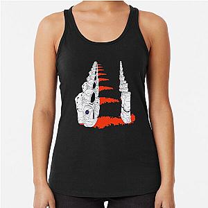 Chainsaw Man anime fan gift Racerback Tank Top