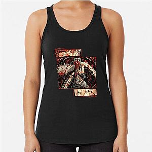 Chainsaw Devil  Racerback Tank Top