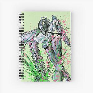 Denji Slashing Zombies Spiral Notebook