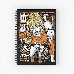 Anime design power Spiral Notebook