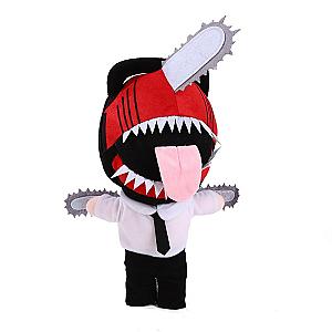 33cm White Red Denji Chainsaw Man Demon Plush