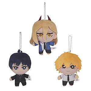 Chainsaw Man Denji Hayakawa Aki Power Plush Toy Keychains