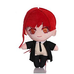 21cm Black Red Makima Anime Chainsaw Man Stuffed Toy Plush