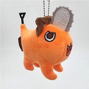 10cm Orange Pochita Chainsaw Man Stuffed Plush Keychains