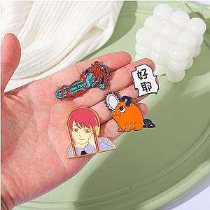 Chainsaw Man Makima Pochita Japan And Hell Mascot Enamel Pins