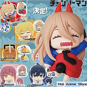 Denji Aki Sleeping Chainsaw Man Power Anime Figure Toys