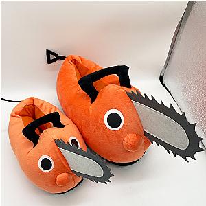 Chainsaw Man Pochita Orange Dog Cosplay Slipper