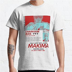 Chainsaw Man T-Shirts - Makima Red - Chainsaw Man Classic T-Shirt RB0908 [ID555968] [ID555968] #555968