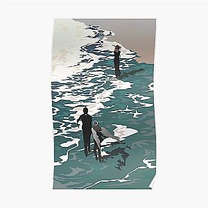 Chainsaw Man Posters - Makima, Aki and Angel Devil by the Sea - Chainsaw Man Art Poster RB0908 #555574