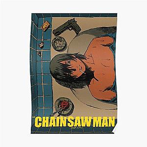 Chainsaw Man Posters - Aki Hayakawa Chainsaw Man Retro Style Poster Poster RB0908 #555573
