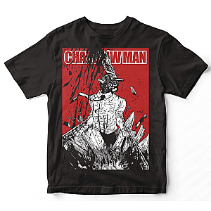 Chainsaw Man Black T- Shirt