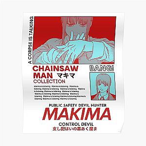 Chainsaw Man Posters - Makima Red - Chainsaw Man Poster RB0908 #555597