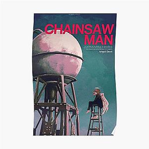 Chainsaw Man Posters - Angel Devil Chainsaw Man Retro Style Poster Poster RB0908 #555591