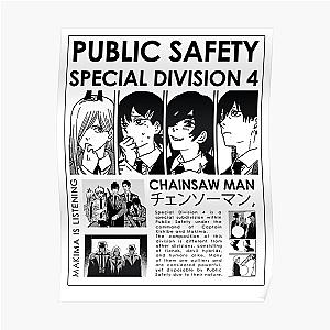 Chainsaw Man Posters - Chainsaw Man Special Division 4 Poster RB0908 #555593