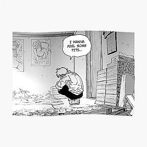 Chainsaw Man Posters - I wanna feel some tits - Denji Chainsaw Man Poster RB0908 #555589