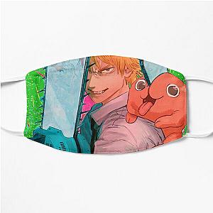 Chainsaw Man Face Masks - Chainsaw man Flat Mask RB0908 #555632