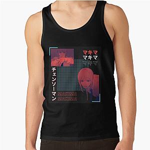 Chainsaw Man Tank Tops - Makima Chainsaw Man Streetwear Tank Top RB0908 #555625