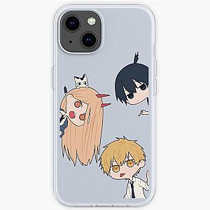 Chainsaw Man Cases - Chainsaw Man Power Denji and Aki Trio iPhone Soft Case RB0908 #555551