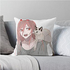 Chainsaw Man Pillows - Cute Power Throw Pillow RB0908 #555783