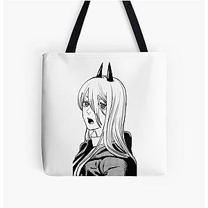 Chainsaw Man Bags - Cute Power | Chainsaw man All Over Print Tote Bag RB0908 #555854